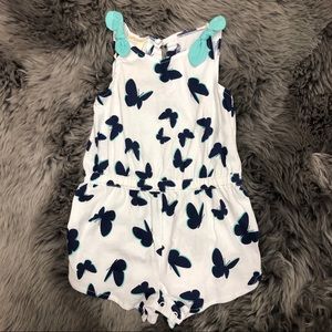 First Impressions | Girls Butterfly Romper | Blue | Size 24M